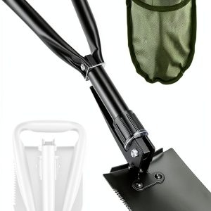 Apidgrowth Folding Shovel Compact Green Gardening Tool-0