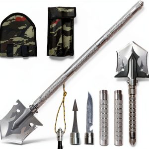 NORDPEAK Camping Shovel Aluminum Steel Multi-Purpose Tool-0