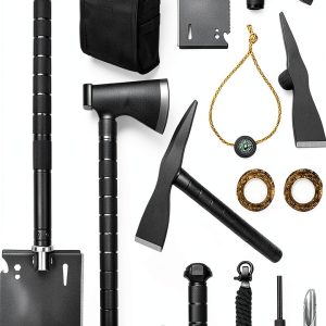 Yeacool Survival Shovel Multitool Kit Metal Off Road-0