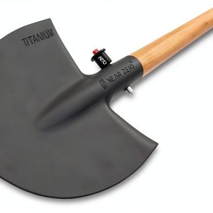 Titanium Camping Shovel NEAR ZERO Portable Durable Garden-0