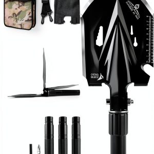 ZUNE LOTOO Tactical Shovel Foldable Aluminum Survival Tool-0